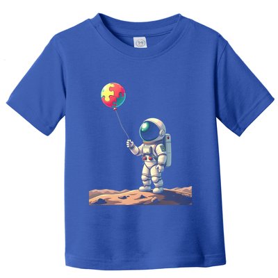 Autism Awareness Astronaut Balloon Gift Toddler T-Shirt