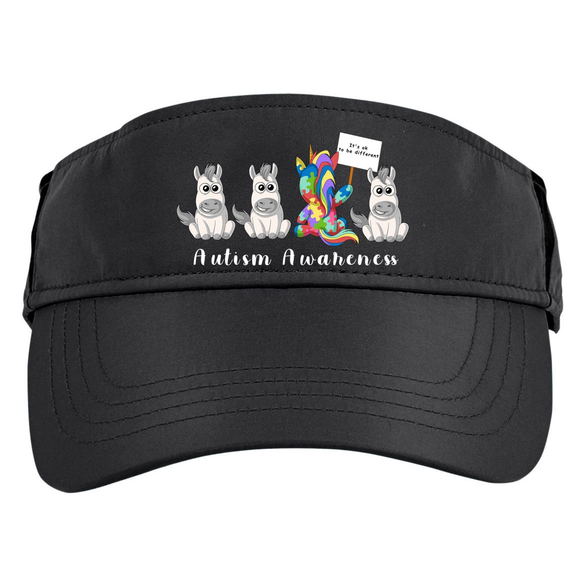 Autism Awareness Adult Drive Performance Visor