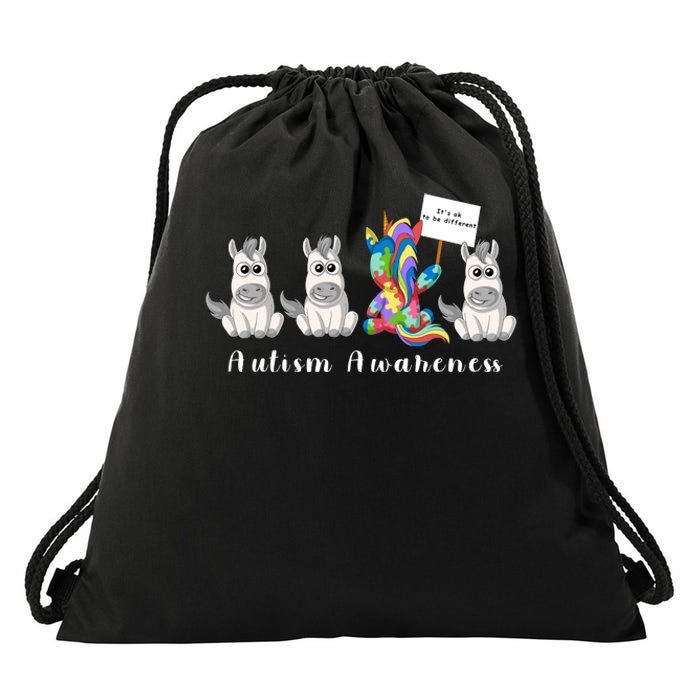 Autism Awareness Drawstring Bag