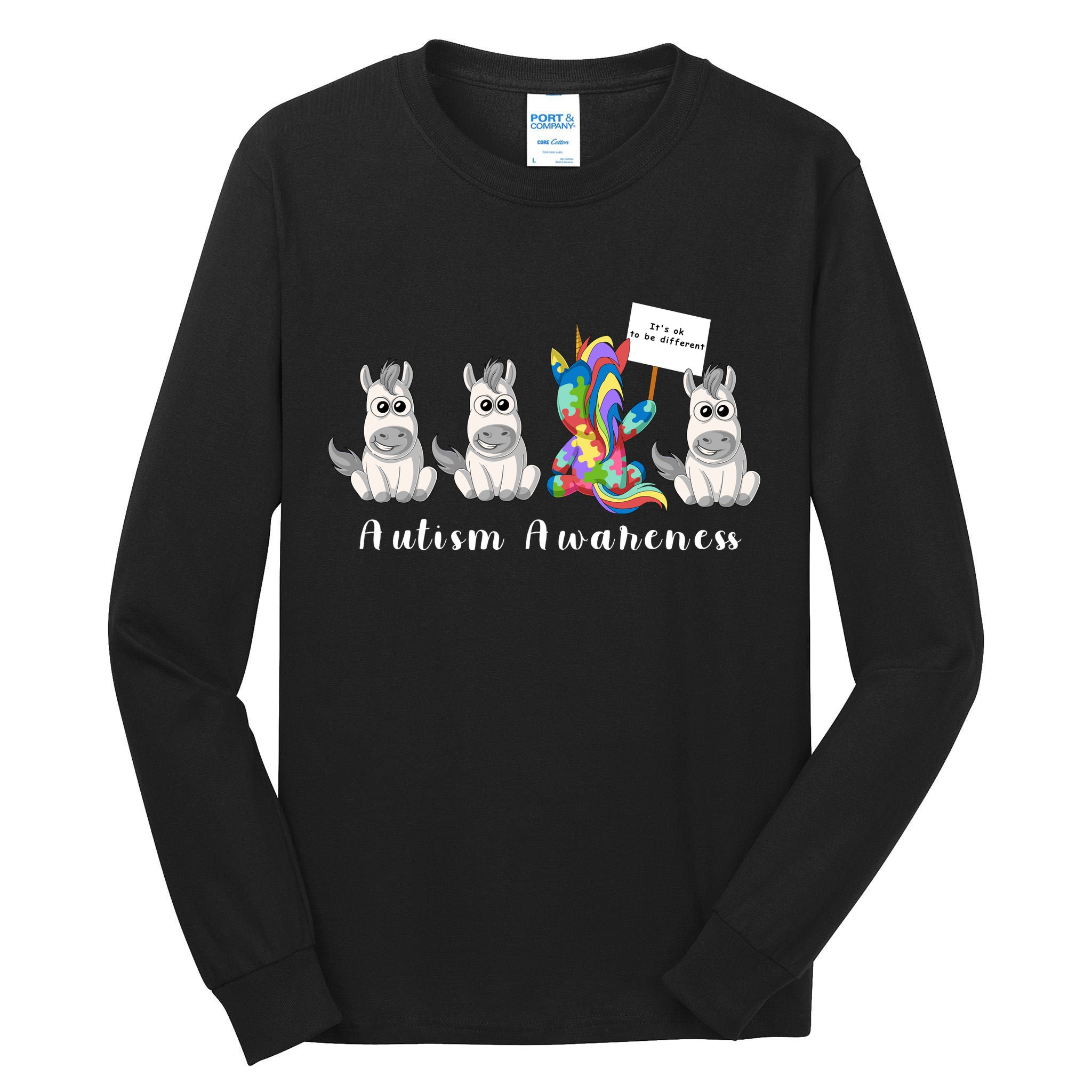 Autism Awareness Tall Long Sleeve T-Shirt