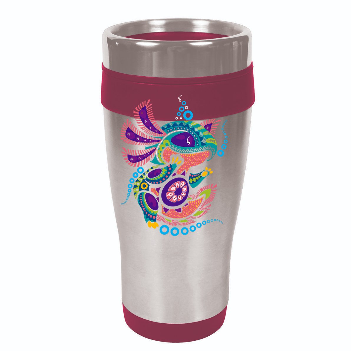 Axolotl Art Aztec Mexican Salamander Mexico Cinco De Mayo Garment-Dyed Fleece Hoodie