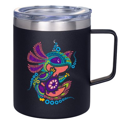 Axolotl Art Aztec Mexican Salamander Mexico Cinco De Mayo 12oz Stainless Steel Coffee Mug