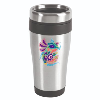 Axolotl Art Aztec Mexican Salamander Mexico Cinco De Mayo 16oz Travel Tumbler