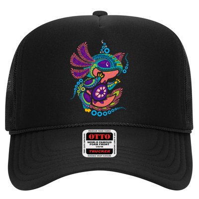 Axolotl Art Aztec Mexican Salamander Mexico Cinco De Mayo Hat
