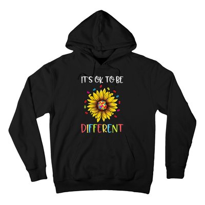 Autism Awareness Advocate It's OK to be Different Autism Hoodie