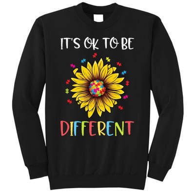 Autism Awareness Advocate It's OK to be Different Autism Sweatshirt