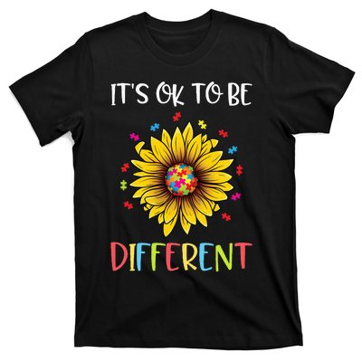 Autism Awareness Advocate It's OK to be Different Autism T-Shirt