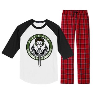 Alexs Army Raglan Sleeve Pajama Set