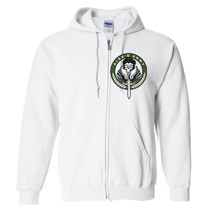 Alexs Army Full Zip Hoodie