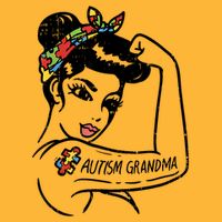 Autism   Autistic Awareness Puzzle Grandma Sustainable Knit Beanie