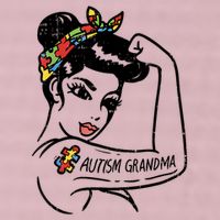 Autism   Autistic Awareness Puzzle Grandma 25L Jumbo Tote