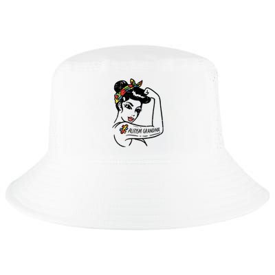 Autism   Autistic Awareness Puzzle Grandma Cool Comfort Performance Bucket Hat