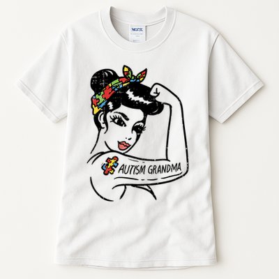 Autism   Autistic Awareness Puzzle Grandma Tall T-Shirt