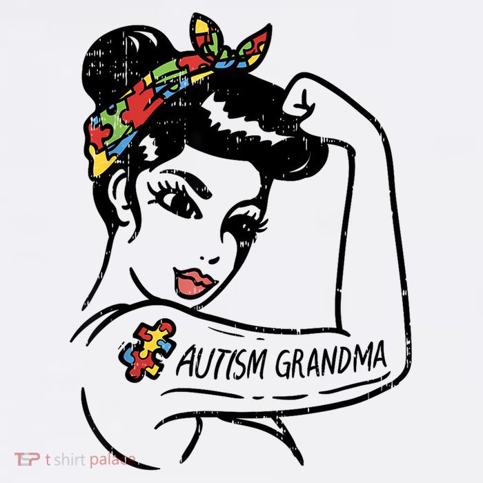 Autism   Autistic Awareness Puzzle Grandma Sustainable Bucket Hat