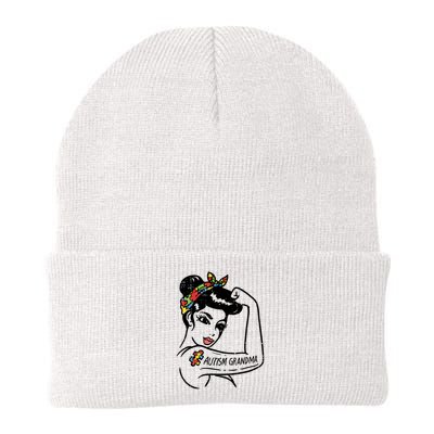Autism   Autistic Awareness Puzzle Grandma Beanie