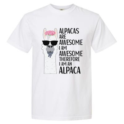 Alpacas Are Awesome LLama Alpaca Apparel Garment-Dyed Heavyweight T-Shirt