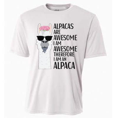 Alpacas Are Awesome LLama Alpaca Apparel Cooling Performance Crew T-Shirt