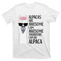 Alpacas Are Awesome LLama Alpaca Apparel T-Shirt