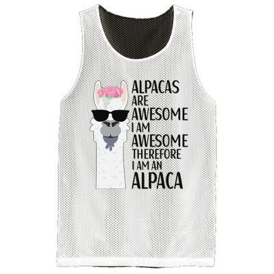 Alpacas Are Awesome LLama Alpaca Apparel Mesh Reversible Basketball Jersey Tank