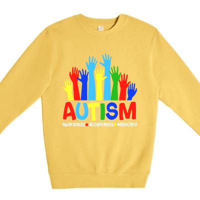 April Autism Awareness Month Acceptance Gift Premium Crewneck Sweatshirt