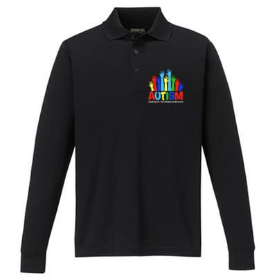 April Autism Awareness Month Acceptance Gift Performance Long Sleeve Polo