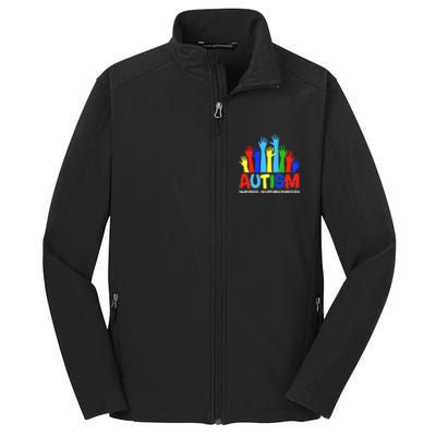 April Autism Awareness Month Acceptance Gift Core Soft Shell Jacket