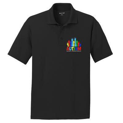 April Autism Awareness Month Acceptance Gift PosiCharge RacerMesh Polo