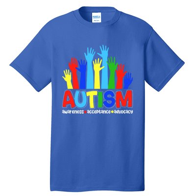 April Autism Awareness Month Acceptance Gift Tall T-Shirt