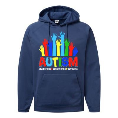 April Autism Awareness Month Acceptance Gift Performance Fleece Hoodie