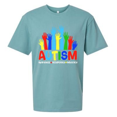 April Autism Awareness Month Acceptance Gift Sueded Cloud Jersey T-Shirt