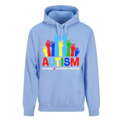 April Autism Awareness Month Acceptance Gift Unisex Surf Hoodie