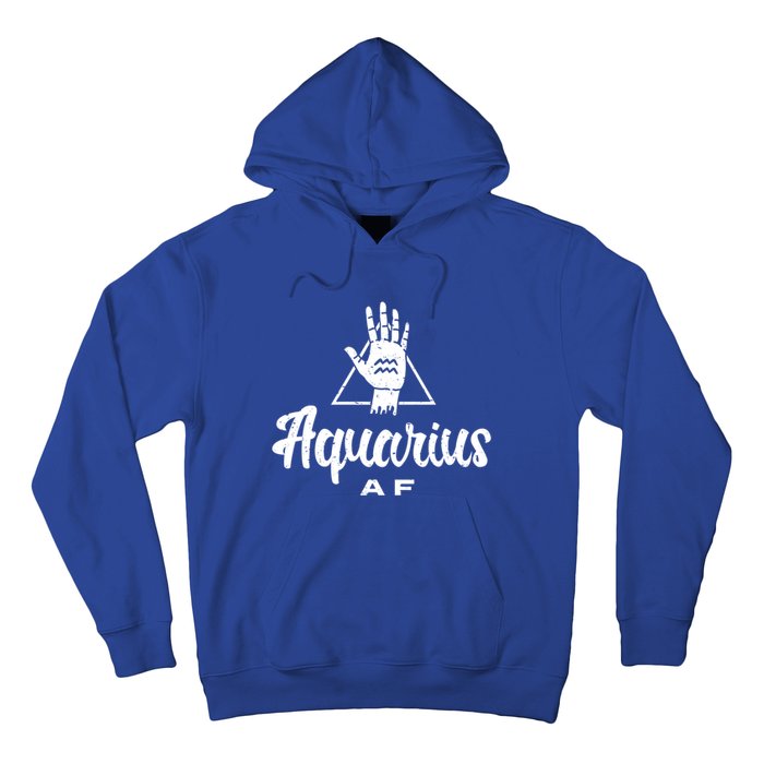 Aquarius Af / Aquarius Birthday Month Astrology And Zodiac Gift Hoodie