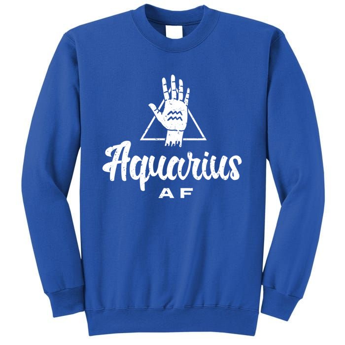 Aquarius Af / Aquarius Birthday Month Astrology And Zodiac Gift Sweatshirt