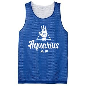 Aquarius Af / Aquarius Birthday Month Astrology And Zodiac Gift Mesh Reversible Basketball Jersey Tank