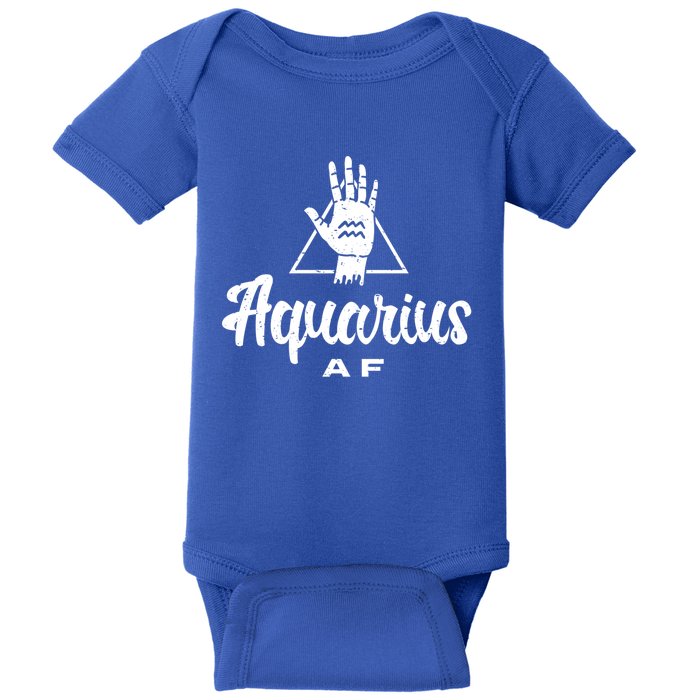 Aquarius Af / Aquarius Birthday Month Astrology And Zodiac Gift Baby Bodysuit