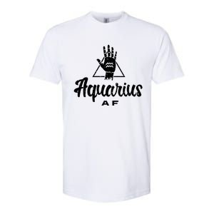 Aquarius Af / Aquarius Birthday Month Astrology And Zodiac Gift Softstyle CVC T-Shirt