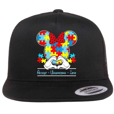 Autism Awareness Autism Mouse Autism Flatbill Hat