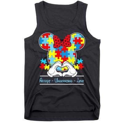 Autism Awareness Autism Mouse Autism Tank Top