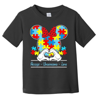Autism Awareness Autism Mouse Autism Toddler T-Shirt