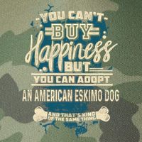 Adopt An American Eskimo Dog Rescue Dog Legacy Tie Dye Trucker Hat