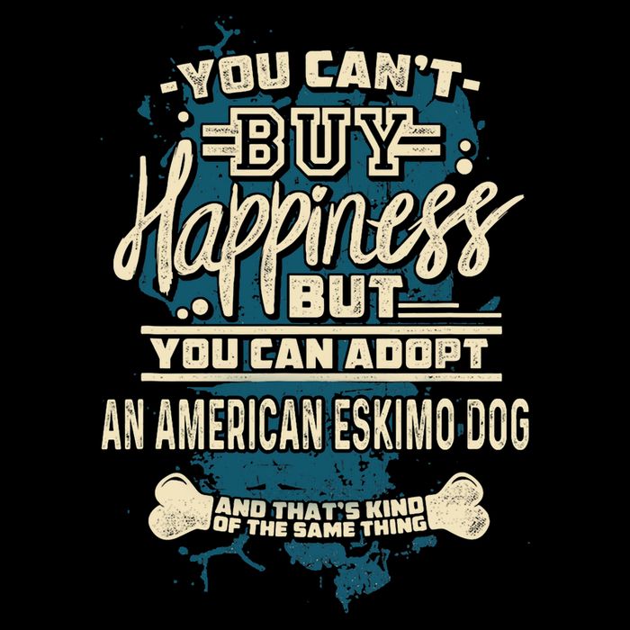 Adopt An American Eskimo Dog Rescue Dog Flexfit Unipanel Trucker Cap