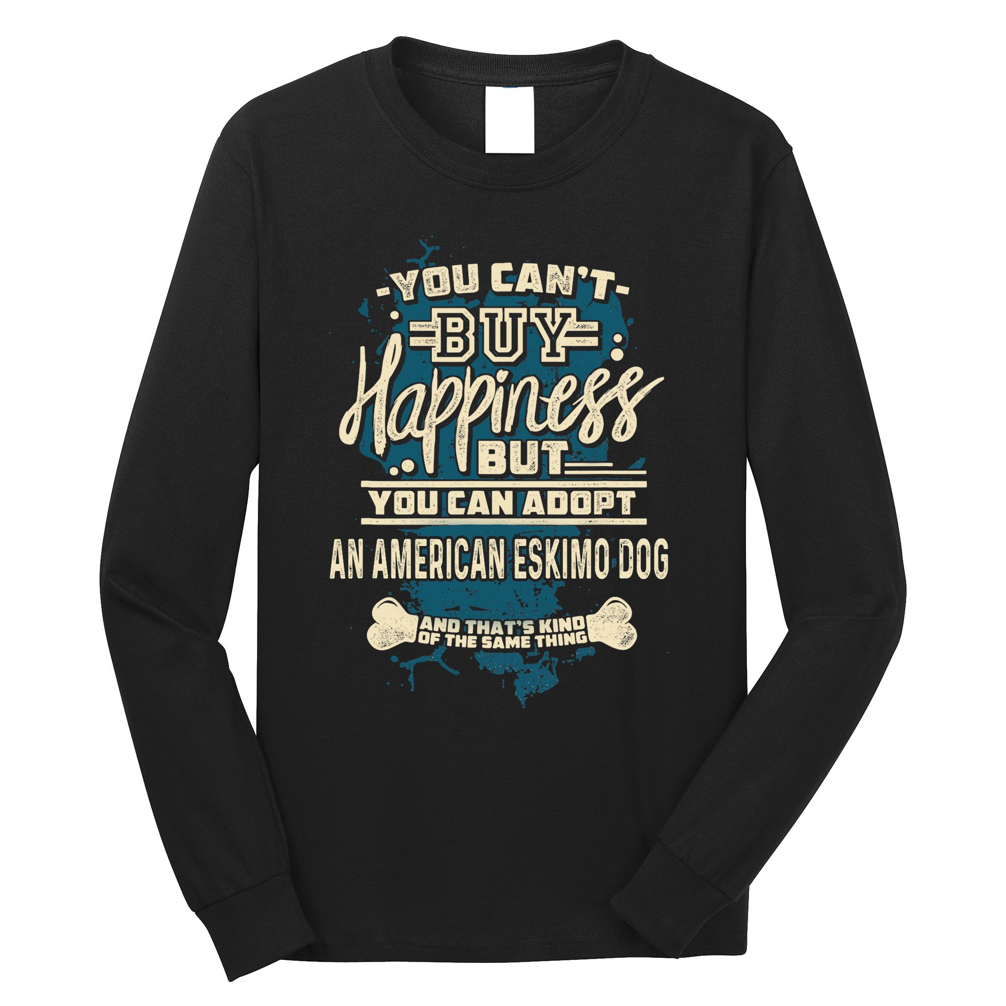 Adopt An American Eskimo Dog Rescue Dog Long Sleeve Shirt