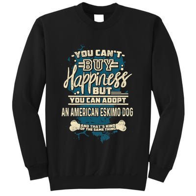 Adopt An American Eskimo Dog Rescue Dog Sweatshirt