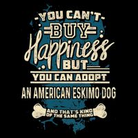 Adopt An American Eskimo Dog Rescue Dog T-Shirt