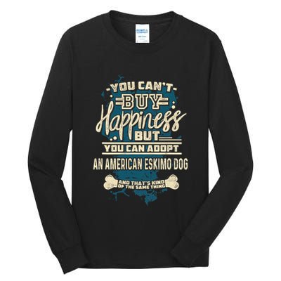 Adopt An American Eskimo Dog Rescue Dog Tall Long Sleeve T-Shirt