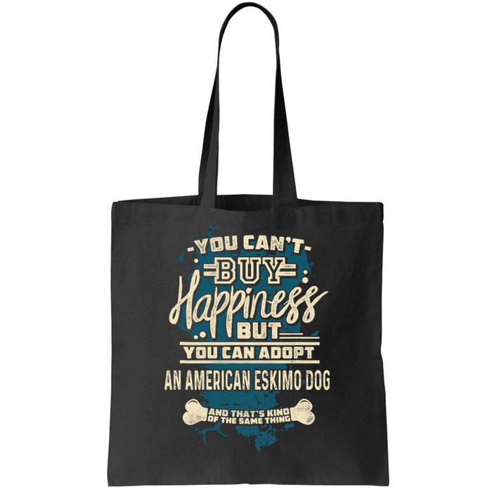 Adopt An American Eskimo Dog Rescue Dog Tote Bag