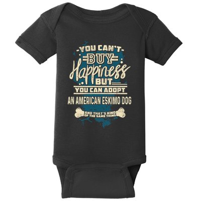 Adopt An American Eskimo Dog Rescue Dog Baby Bodysuit