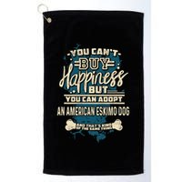 Adopt An American Eskimo Dog Rescue Dog Golf Towel