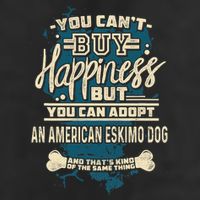 Adopt An American Eskimo Dog Rescue Dog Golf Towel