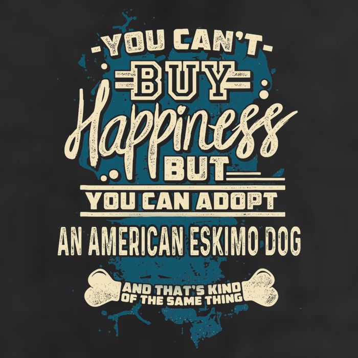 Adopt An American Eskimo Dog Rescue Dog Golf Towel